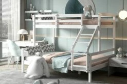 Jackson Triple Bunk Bed In White