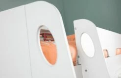 Julian Bowen Jupiter Mid Sleeper Cabin Bed In White 8 Julian Bowen Jupiter Mid Sleeper Cabin Bed In White -bedding sale jup101 1