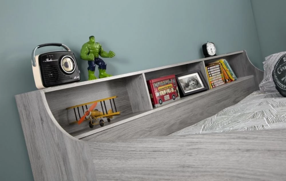 Julian Bowen Jupiter Mid Sleeper Cabin Bed In Grey Oak 4 Julian Bowen Jupiter Mid Sleeper Cabin Bed In Grey Oak - Image 2