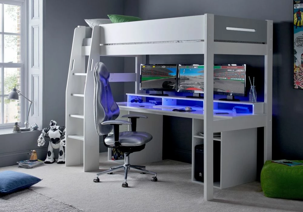 Kids Avenue Urban Grey Gaming Highsleeper 5 3 Kids Avenue Urban Grey Gaming Highsleeper 5