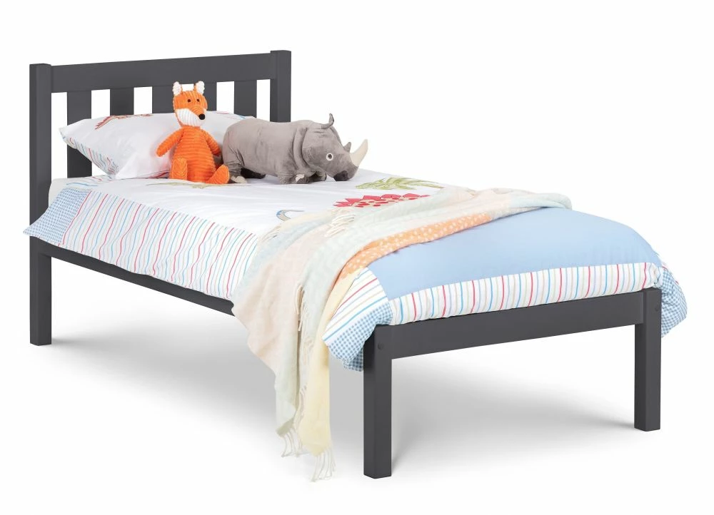 Julian Bowen Luna Bed In Anthracite - 3ft Single 4 Julian Bowen Luna Bed In Anthracite - 3ft Single - Image 2