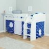 Stompa Uno S Mid Sleeper With Blue Star Tent -bedding sale lunosmt 29 1