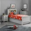Julian Bowen Maine Bookcase Bed And Underbed Drawer In Dove Grey 1 Julian Bowen Maine Bookcase Bed And Underbed Drawer In Dove Grey -bedding sale maine bookcase bed underbed grey roomset closed