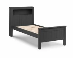 Julian Bowen Maine Bookcase Bed In Anthracite -bedding sale maine bookcase bed anthracite slats