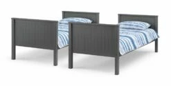 Julian Bowen Maine Bunk Bed In Anthracite -bedding sale maine bunk anthracite twin beds