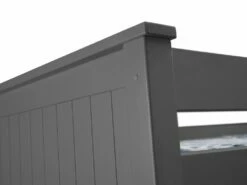Julian Bowen Maine Bunk Bed In Anthracite -bedding sale maine bunk bed anthracite corner detail