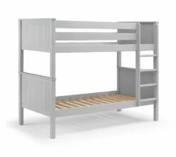 Julian Bowen Maine Bunk Bed In Dove Grey -bedding sale maine bunk bed dove grey slats 1