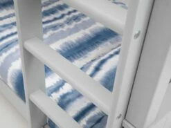 Julian Bowen Maine Bunk Bed In Dove Grey -bedding sale maine bunk bed dove grey step detail 1