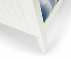 Julian Bowen Maine Bunk Bed In Surf White -bedding sale maine bunk bed white leg detail