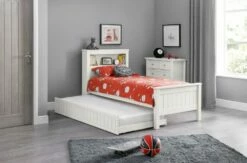 Julian Bowen Maine Bookcase Bed And Underbed Drawer In Surf White