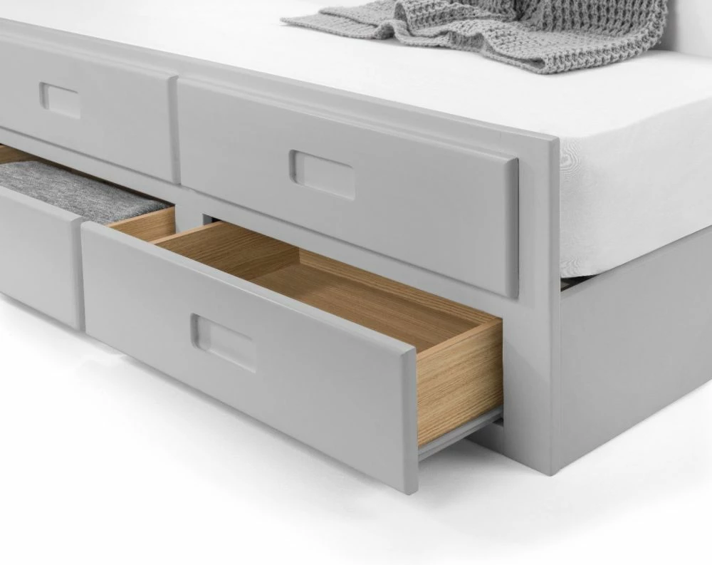Julian Bowen Maisie Grey Captains Storage Bed With Underbed And Drawers 9 Julian Bowen Maisie Grey Captains Storage Bed With Underbed And Drawers - Image 7