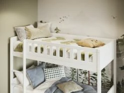 Maya Bunk Bed In White With Optional Trundle 7 Maya Bunk Bed In White With Optional Trundle -bedding sale maya3 1