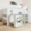 Steens Memphis UK Midsleeper Bed With Pull Out Desk In Surf White 2 Steens Memphis UK Midsleeper Bed With Pull Out Desk In Surf White -bedding sale memphis58roomset image