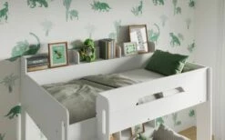 Mercury Bunk Bed In White - UK Size -bedding sale mercurybunkwhite3