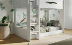 Mercury Bunk Bed In White - UK Size -bedding sale mercurybunkwhite4