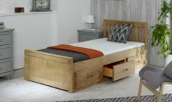 Amani UK Mission Storage Bed In Waxed Pine 7 Amani UK Mission Storage Bed In Waxed Pine -bedding sale mission waxed2