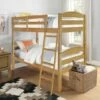 Moderna Single Bunk Bed In Antique Pine -bedding sale moderna bunk pine