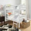 Moderna Wooden Single Bunk Bed In White 2 Moderna Wooden Single Bunk Bed In White -bedding sale moderna bunk white