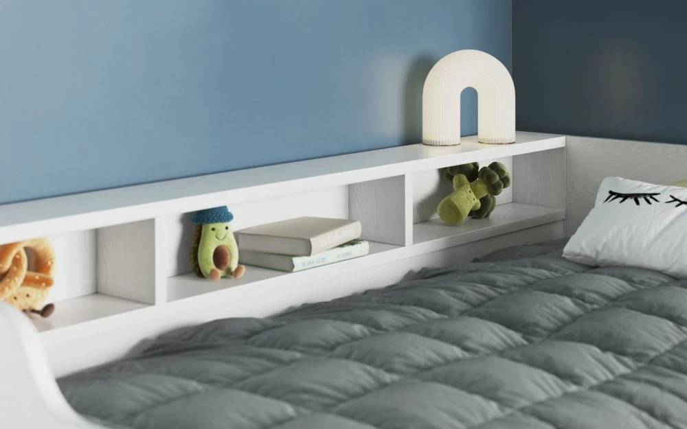 Isaac Day Bed With Trundle In White 6 Isaac Day Bed With Trundle In White - Image 4