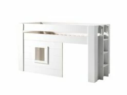 Vipack Noah Kids Mid Sleeper Bed With Stairs In White 11 Vipack Noah Kids Mid Sleeper Bed With Stairs In White -bedding sale nohs9014 04