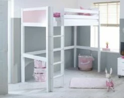 Thuka Nordic High Sleeper Bed 1 In White