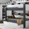 Oliver Grey & White Wooden Storage Bunk Bed With Storage Drawer 1 Oliver Grey & White Wooden Storage Bunk Bed With Storage Drawer -bedding sale oliver grey landscape 1