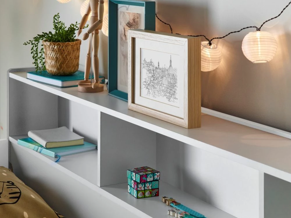 Oliver White Wooden Storage Bunk Bed With Storage Drawer 5 Oliver White Wooden Storage Bunk Bed With Storage Drawer - Image 3