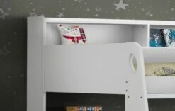 Julian Bowen Orion White Bunk Bed + 2 X Signature Quilted Mattresses -bedding sale ori002 2 1