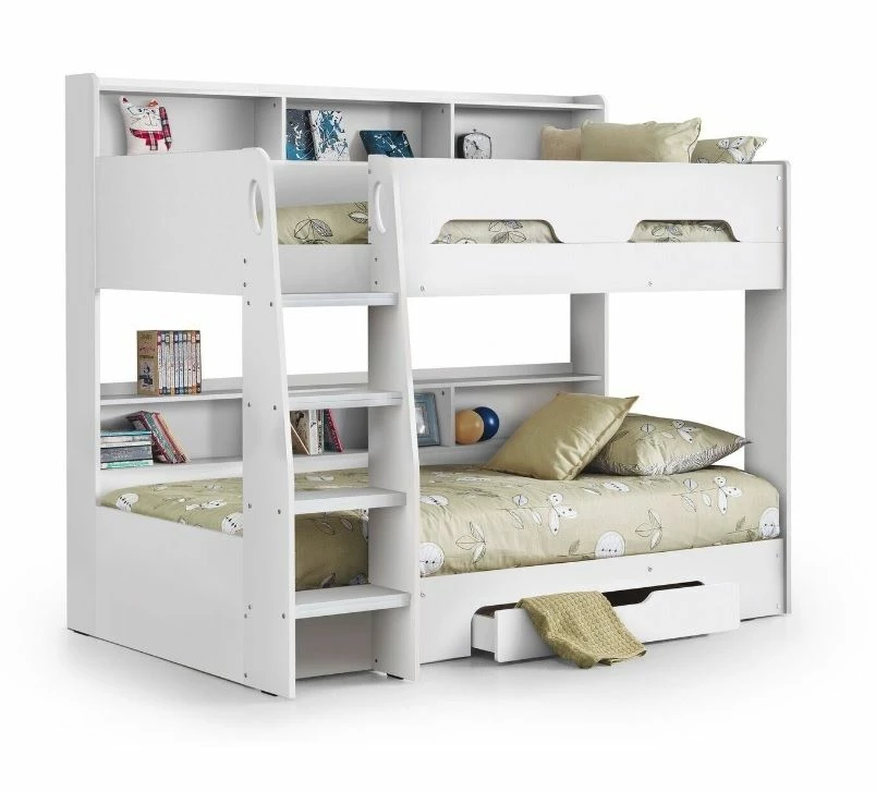 Julian Bowen Orion White Bunk Bed & Storage Drawer And Shelves 4 Julian Bowen Orion White Bunk Bed & Storage Drawer And Shelves - Image 2