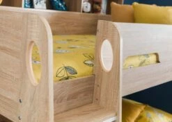 Julian Bowen Orion Sonoma Oak Bunk Bed & Storage Drawer And Shelves -bedding sale orion bunk 5