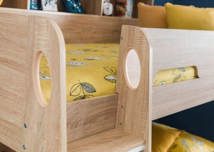 Julian Bowen Orion Sonoma Oak Bunk Bed + 2 X Premier Mattresses 5 Julian Bowen Orion Sonoma Oak Bunk Bed + 2 X Premier Mattresses - Image 3