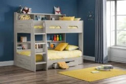 Julian Bowen Orion Bunk Bed In Grey Oak With 2 X Signature Quilted Mattresses 10 Julian Bowen Orion Bunk Bed In Grey Oak With 2 X Signature Quilted Mattresses -bedding sale orion bunk grey oak image 1 1