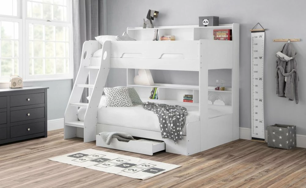 Julian Bowen Orion Triple Bunk Bed In White 4 Julian Bowen Orion Triple Bunk Bed In White - Image 2