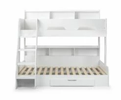 Julian Bowen Orion Triple Bunk Bed In White 9 Julian Bowen Orion Triple Bunk Bed In White -bedding sale orion triple bunk white background 2