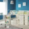 Julian Bowen Roxy Mid Sleeper Cabin Bed In Stone White -bedding sale roxy 20sleep 20station 20wooden 20handles preview.jpeg