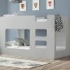 Julian Bowen Solar Bunk Bed In Dove Grey -bedding sale solar bunk bed grey roomset resized 1
