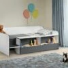 Julian Bowen Stella Low Sleeper Bed In White & Charcoal