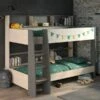 Parisot Tam Tam 5 Bunk Bed In Oak And Grey -bedding sale tam5 2 grande