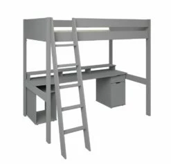 Astral Small Double Gaming High Sleeper Bed In Grey -bedding sale terhsdg 2