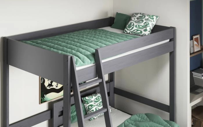 Astral Grey High Sleeper With L Shaped Small Double Bed 4 Astral Grey High Sleeper With L Shaped Small Double Bed - Image 2