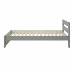 Astral Solid Wood Single Bed With Storage In Grey -bedding sale tersbg 2