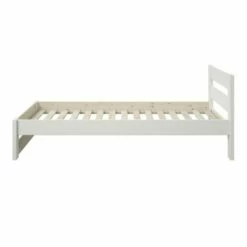 Astral Solid Wood Single Bed With Storage In White -bedding sale tersbw 4