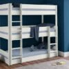 Julian Bowen Trio Triple Bunk Bed In Surf White -bedding sale trio white bunk roomset 2