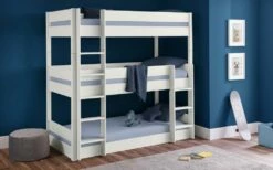 Julian Bowen Trio Triple Bunk Bed In Surf White