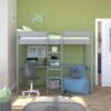 Stompa Uno High Sleeper With Desk In Grey 1 Stompa Uno High Sleeper With Desk In Grey -bedding sale unoghi 1 1
