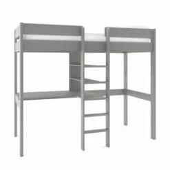Stompa Uno High Sleeper With Desk In Grey -bedding sale unoghi 2