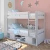 Stompa Uno White Bunk Bed With Under Bed Storage 1 Stompa Uno White Bunk Bed With Under Bed Storage -bedding sale unowsbnk 1 cropped