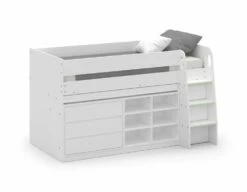 Julian Bowen Vespa Mid Sleeper Bed In White