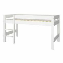 Steens Galaxy Mid Sleeper Bed In Surf White -bedding sale whitebed min